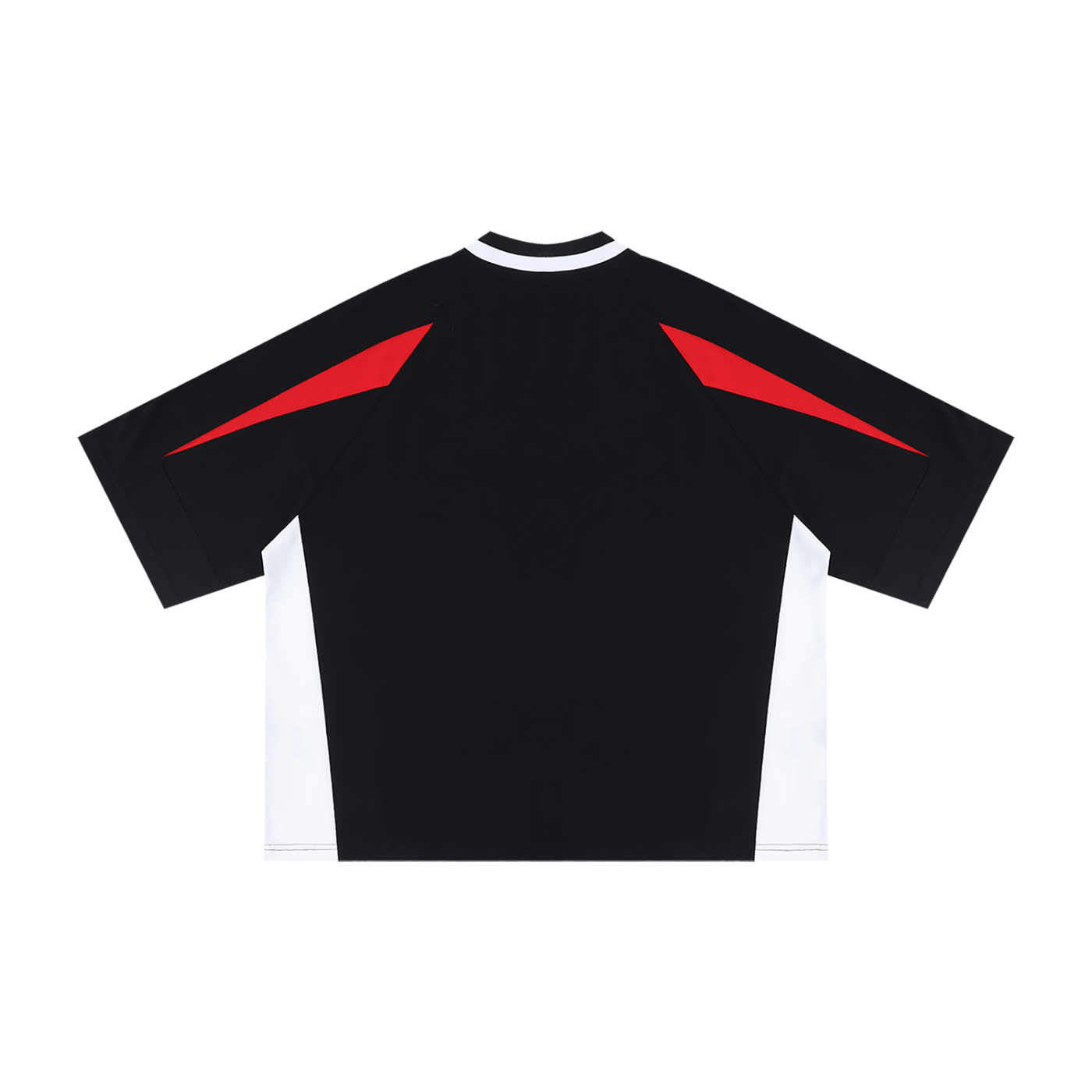 HDC Unisex Oversized Color Block V-Neck T-Shirt
