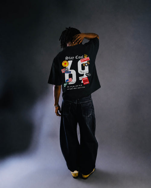 Unisex Garment-Dyed Drop-Shoulder T-Shirt