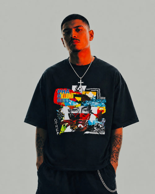 Unisex Garment-Dyed Drop-Shoulder T-Shirt